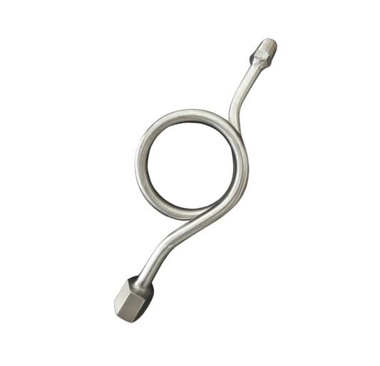 Angstrom 316 stainless steel o-type siphon, 1/2" male x female