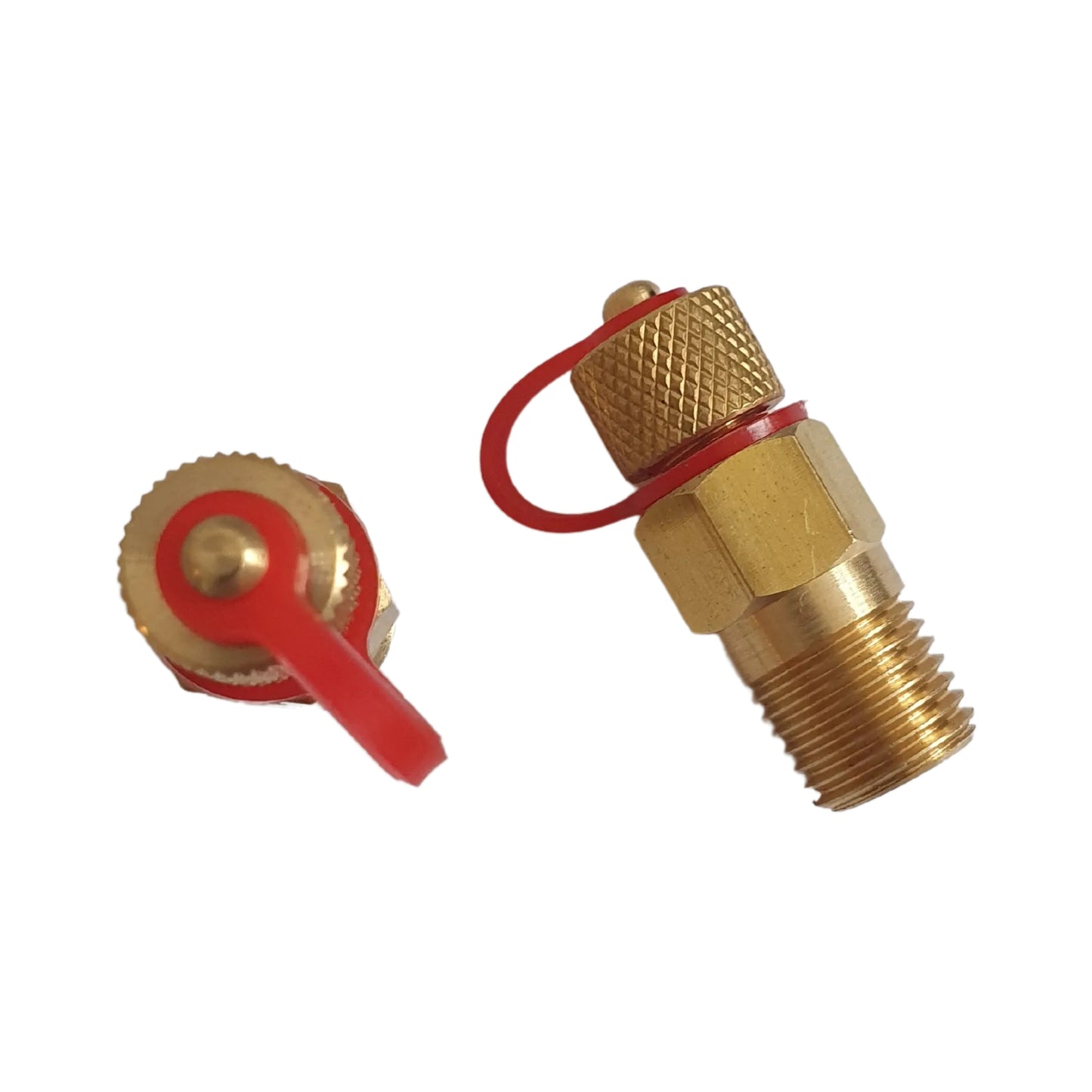 Angstrom brass test point, red, size 1/4"