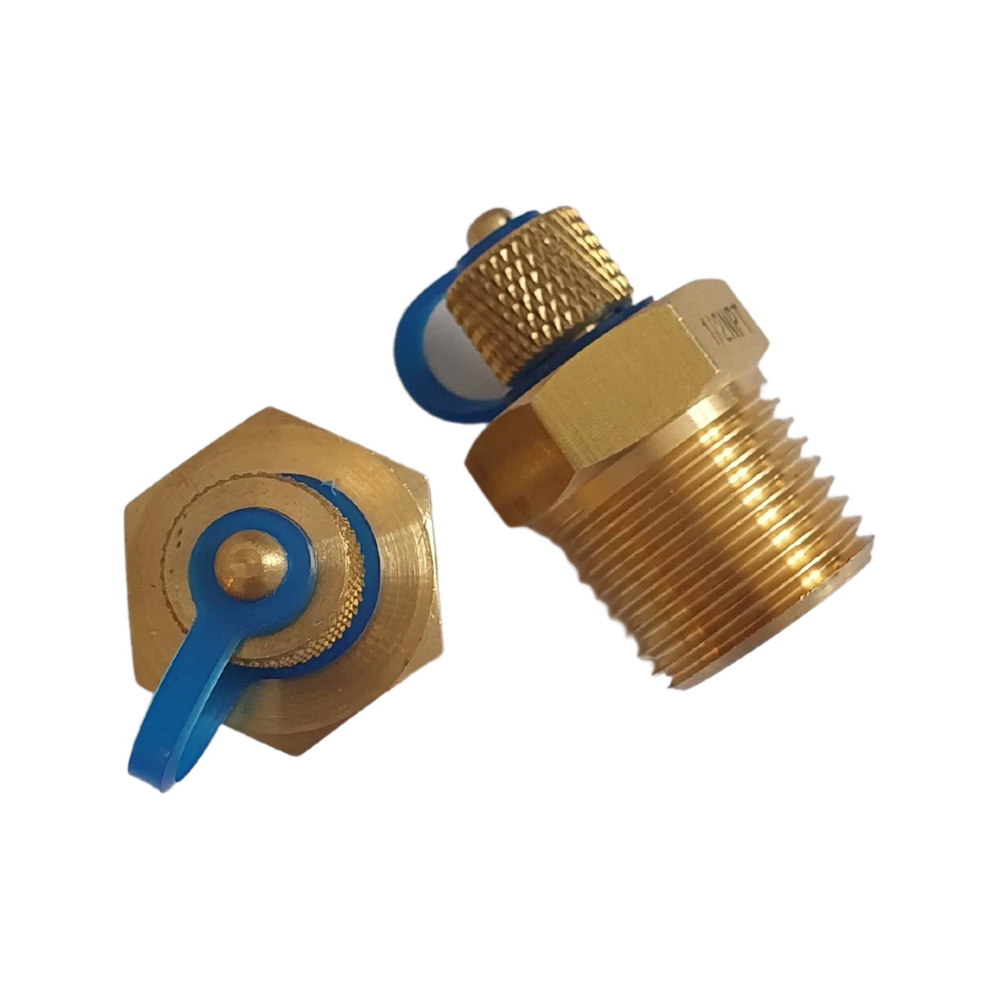 Angstrom brass test point, blue, size 1/2"