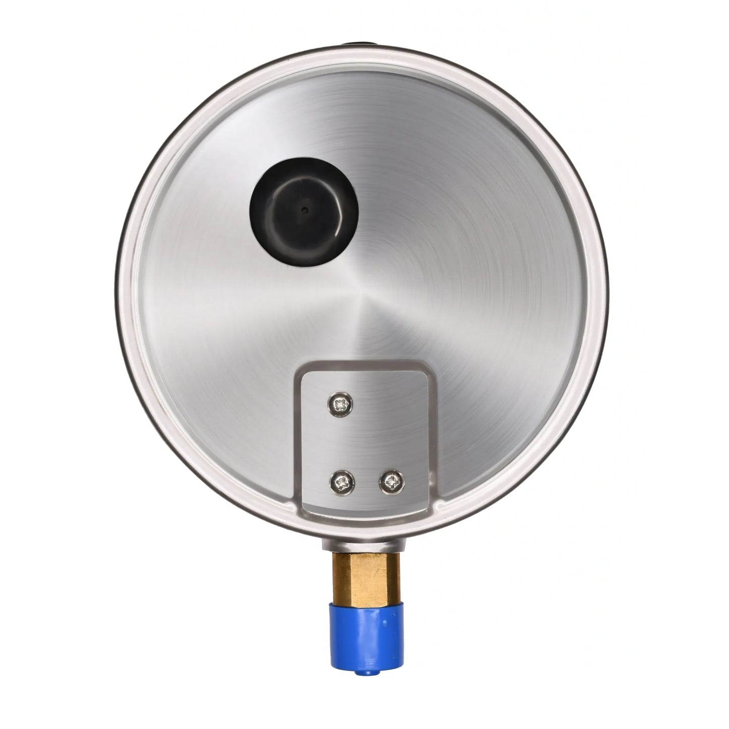 Angstrom pressure gauge, heavy duty, dial 160mm, lower mount, back view