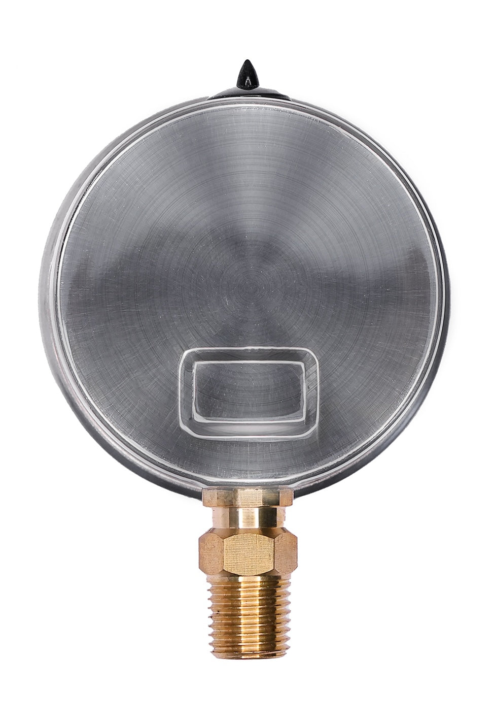 Angstrom pressure gauge dial 63mm, back view, vacuum pressure.
