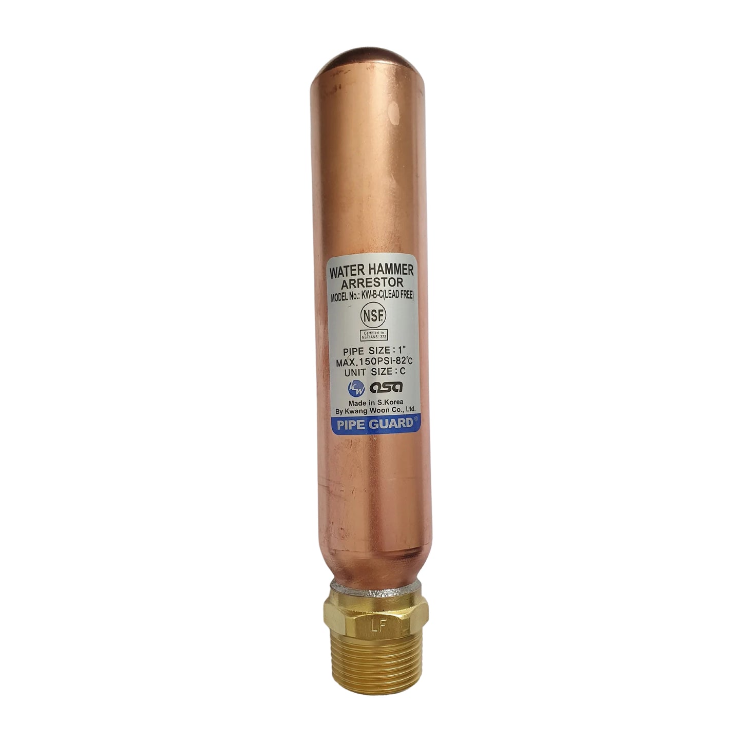 asa kwang woon water hammer arrestor 1”