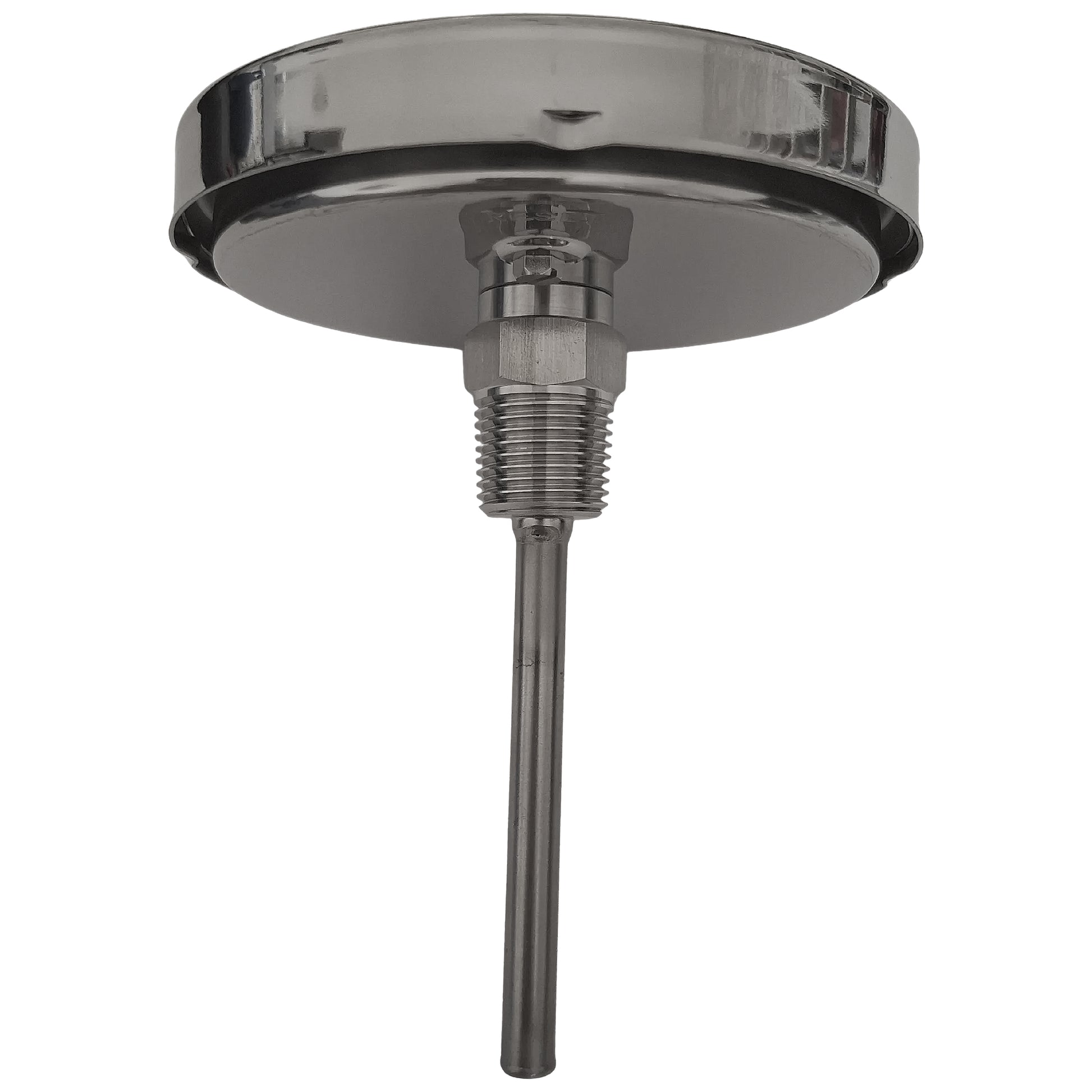 Angstrom bimetal thermometer, dial 100mm, center back mount, stem 100mm