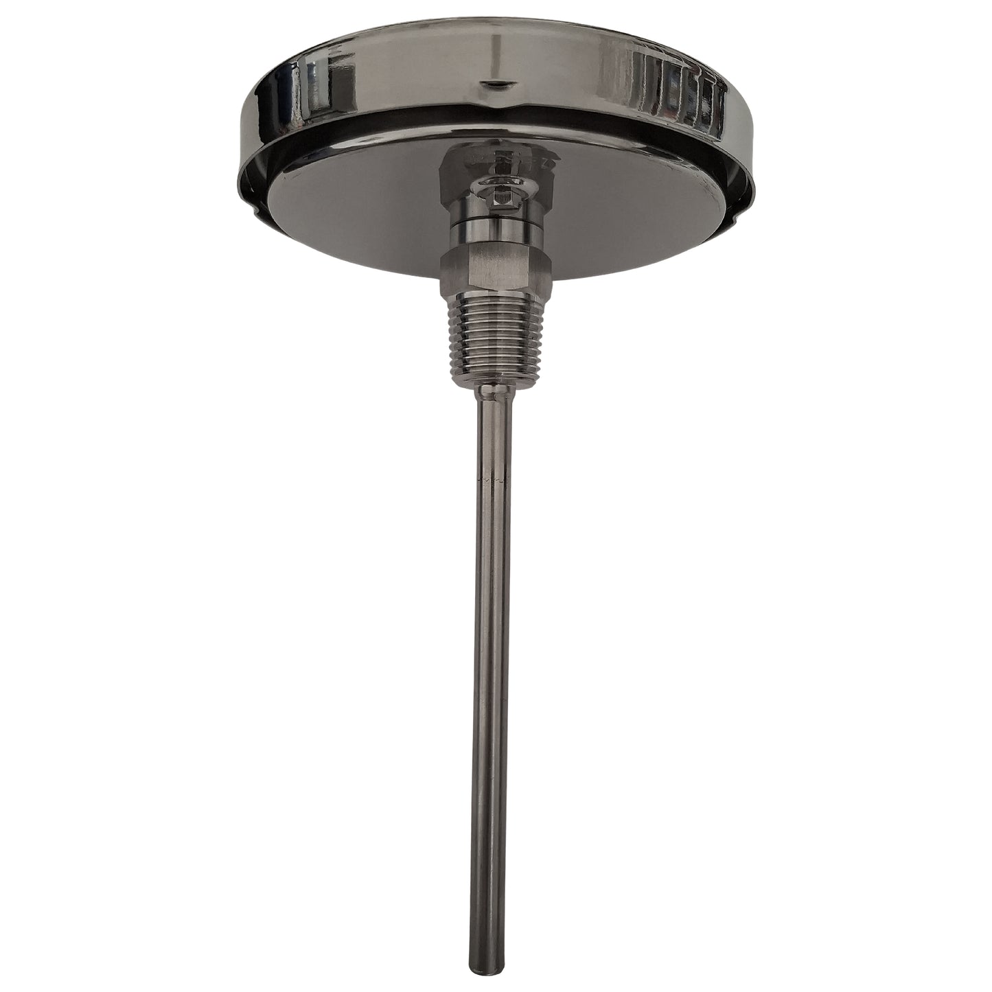 Angstrom bimetal thermometer, dial 100mm, center back mount, stem 150mm