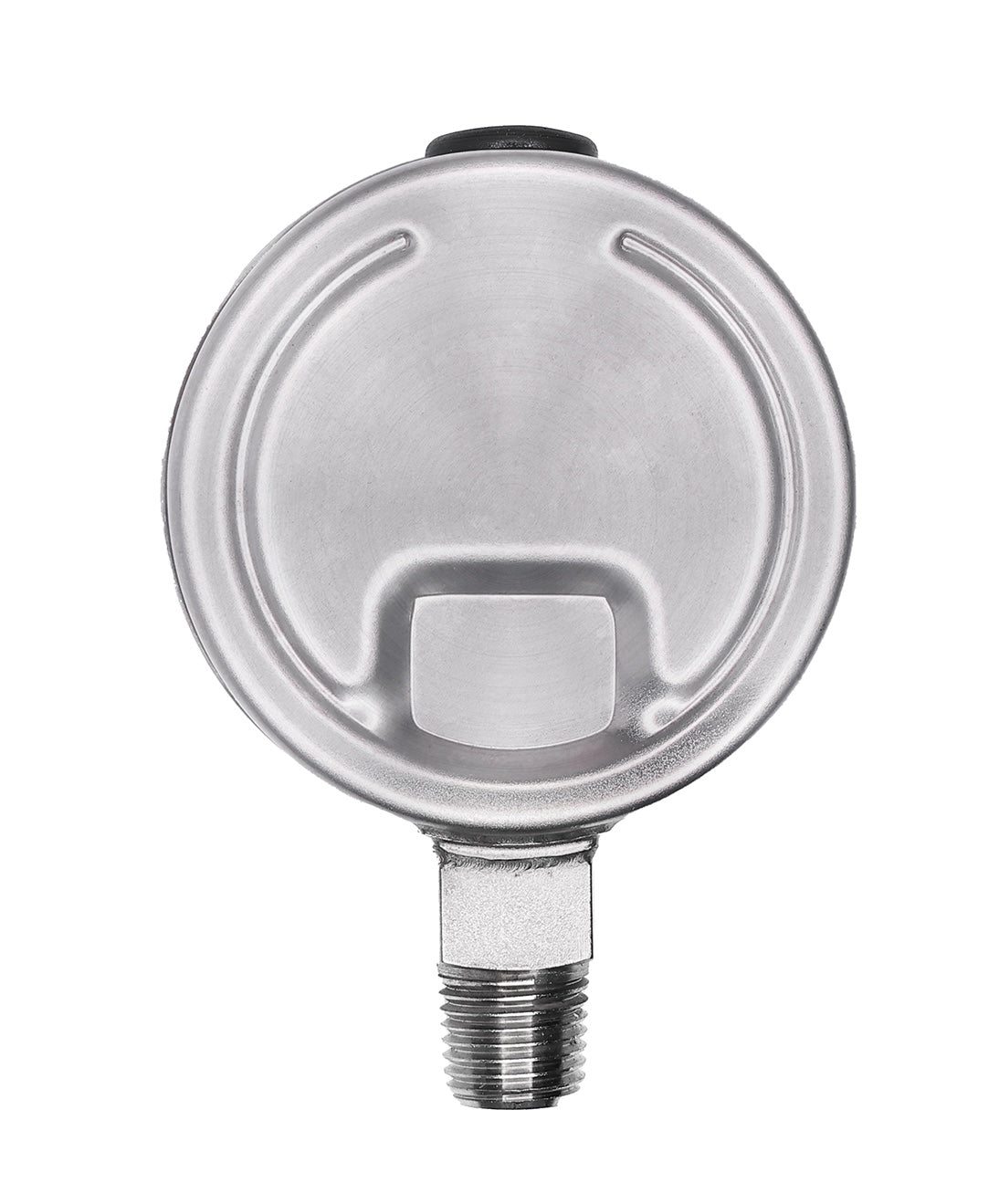 Angstrom pressure gauge full stainless steel, dial 63mm, lower mount,  back view