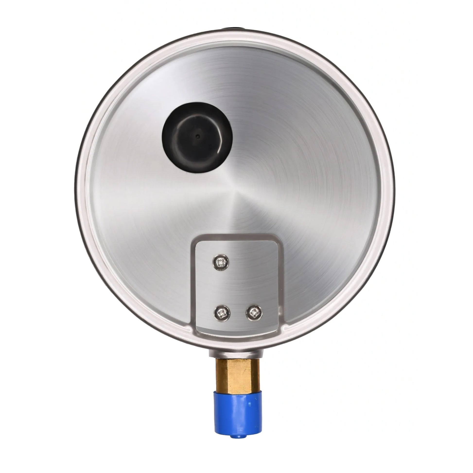 Angstrom pressure gauge, heavy duty, dial 160mm, lower mount, back view