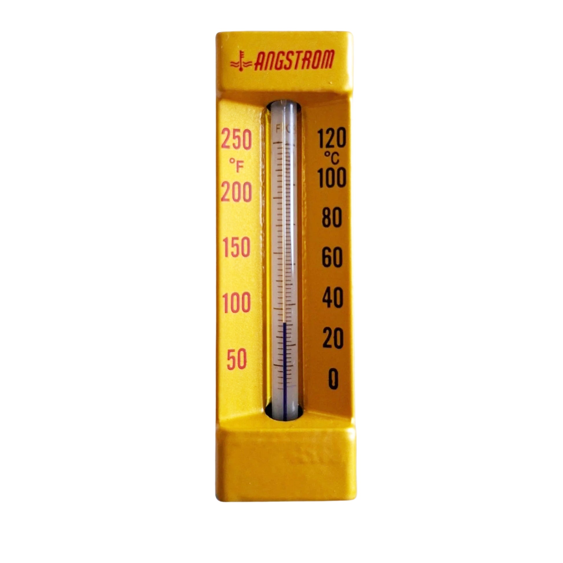 Angstrom v-shape thermometer, dial 110mm, lbm, 120C