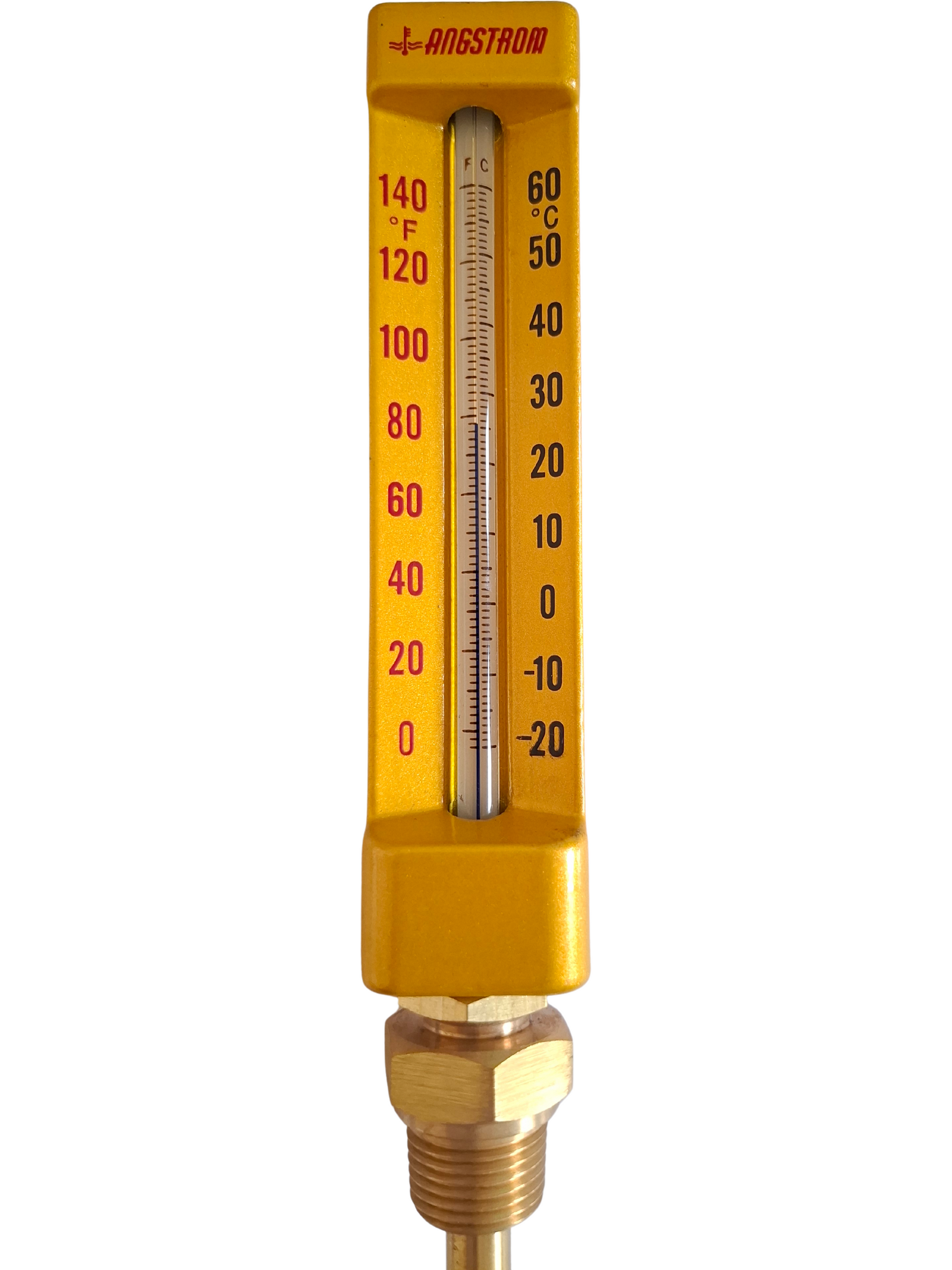 Angstrom v-shape thermometer, dial 150mm, lm, -20/+60C