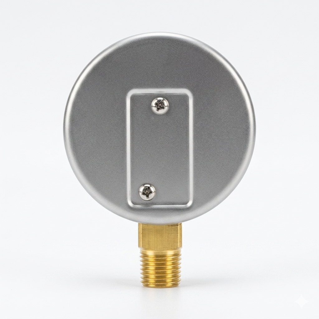 Angstrom Capsule Pressure Gauge - 63mm (2.5") - 60–400mbar Bottom Entry for Low-Pressure HVAC & Gas Systems UAE