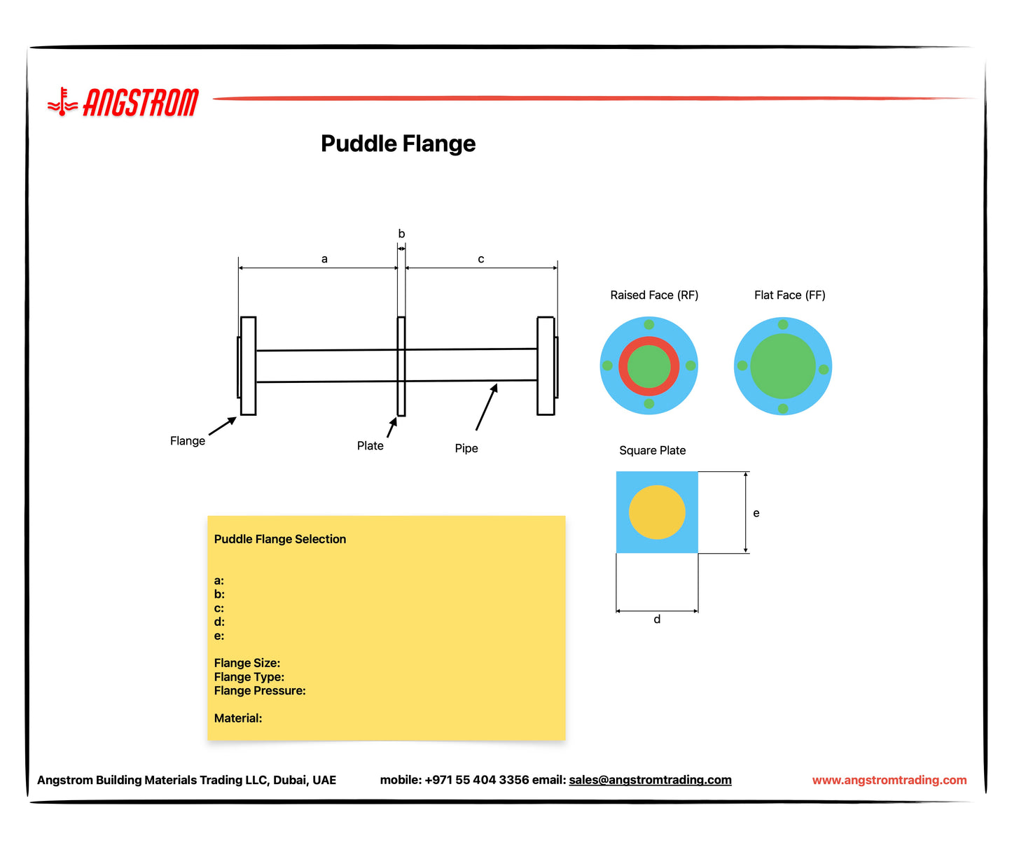 Puddle Flange - Premium Quality GI, MS, SS, UPVC & HDPE Construction Fittings