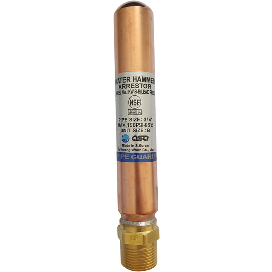 asa kwang woon water hammer arrestor 3/4”