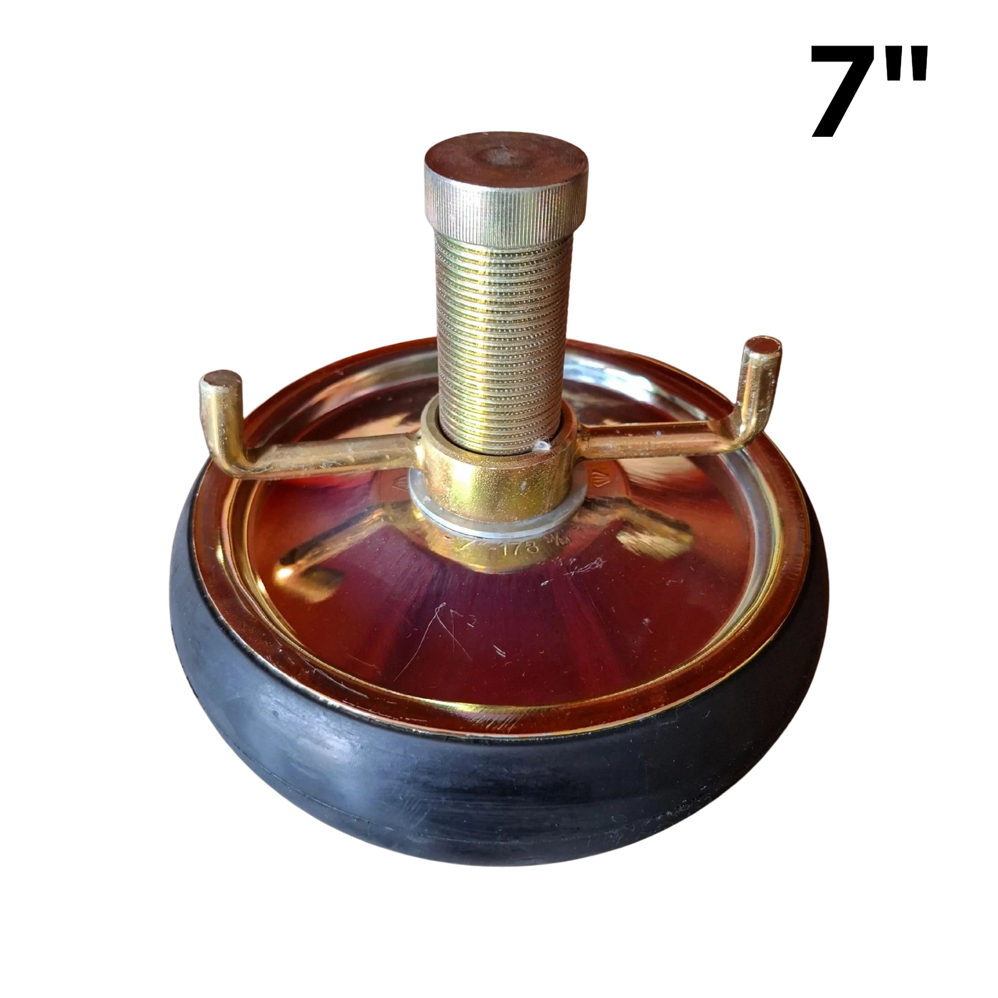 7-inch test plug on a white background