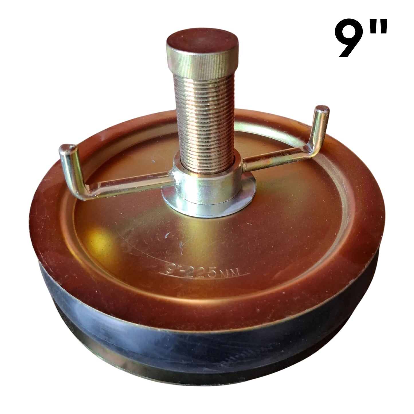 9-inch test plug on a white background